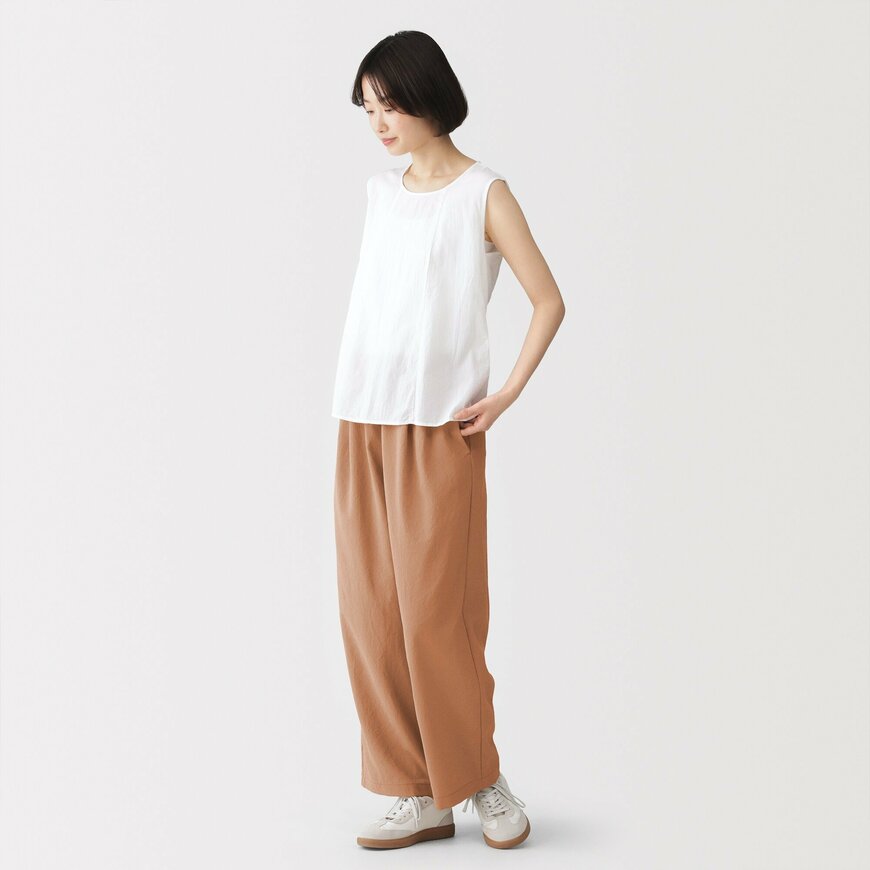 無印良品ネットストア　婦人　風を通す　イージーパンツの画像
