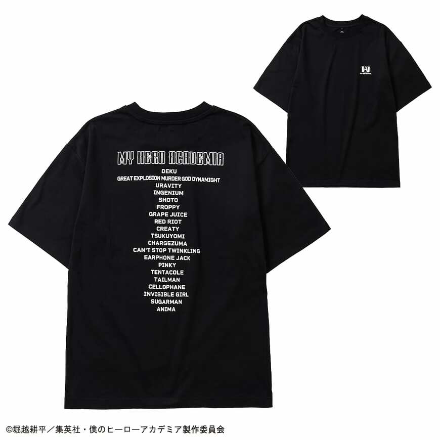 ワークマン 僕のヒーローアカデミア 半袖Tシャツ 1-A ヴィランズ