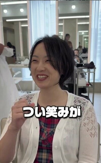 丸みを残して仕上がった、すっきりとしたショート