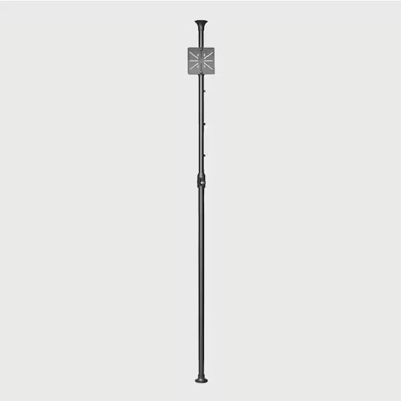 防犯対策に「ワンタッチ式 突っ張りセンサーライト&カメラホルダー」（5990円）