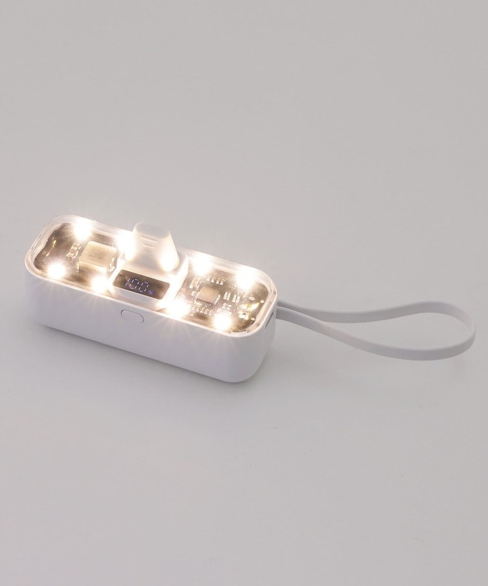 本体に内蔵された明るいLEDライト機能