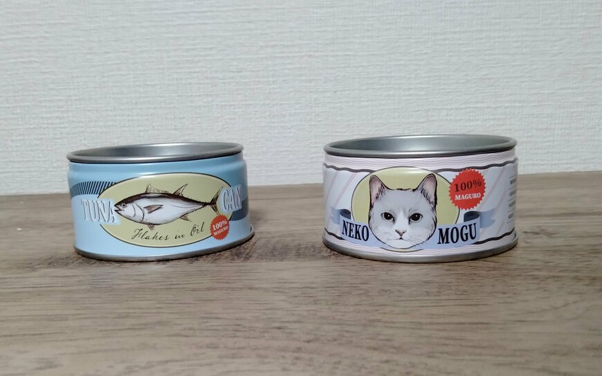 筆者撮影（セリア、缶詰型ケース アニマル）