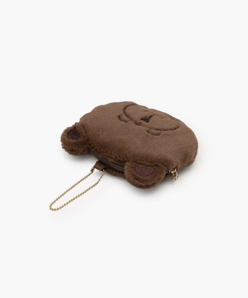 出所：アフタヌーンティー公式通販　ポーチ付きショッピングバッグ/KITKAT ハートフルベアー（ブラウン）