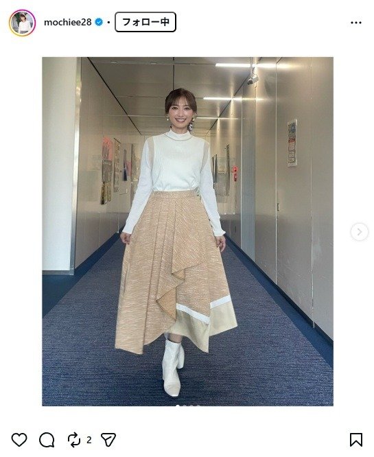 出所：望月理恵のInstagram（＠mochiee28） 参照日：2025年12月23日