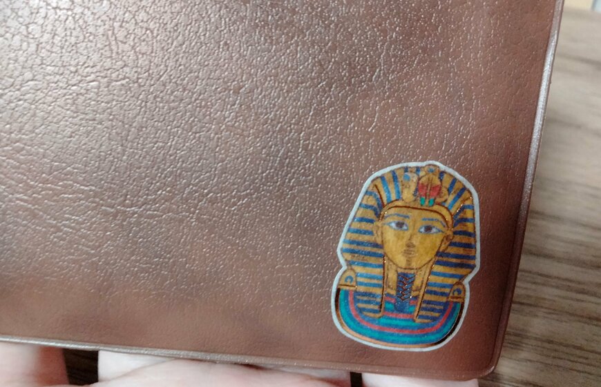 筆者撮影（セリア、デザインシール EGYPT）