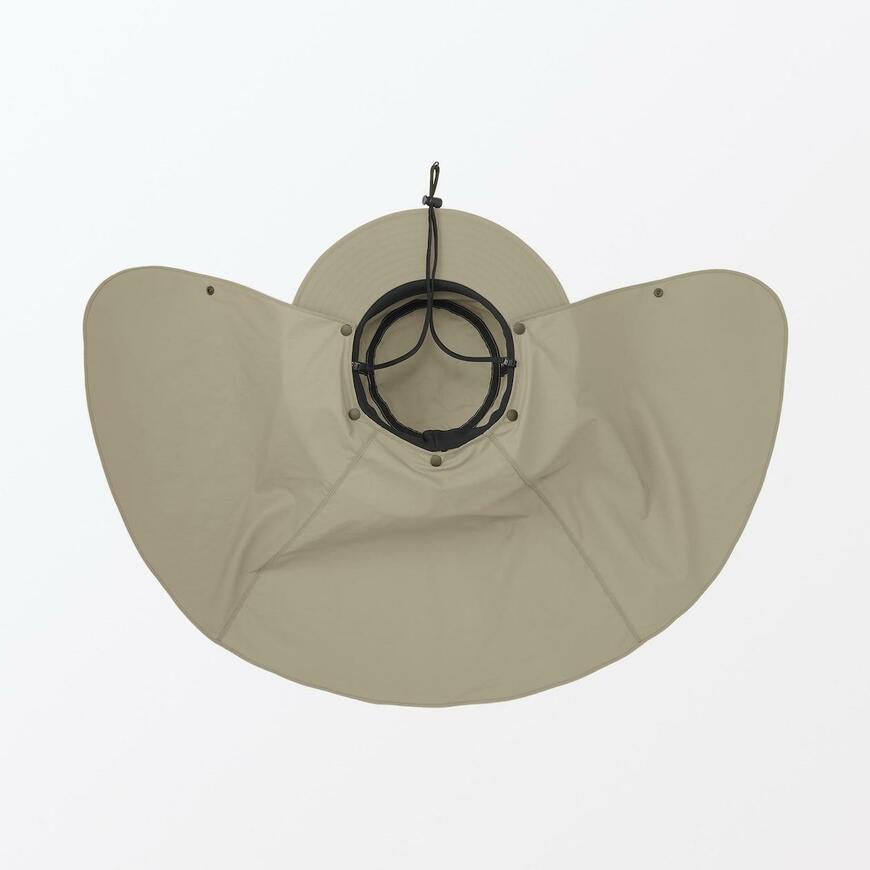 UVカット 日陰を持ち歩く サファリハット