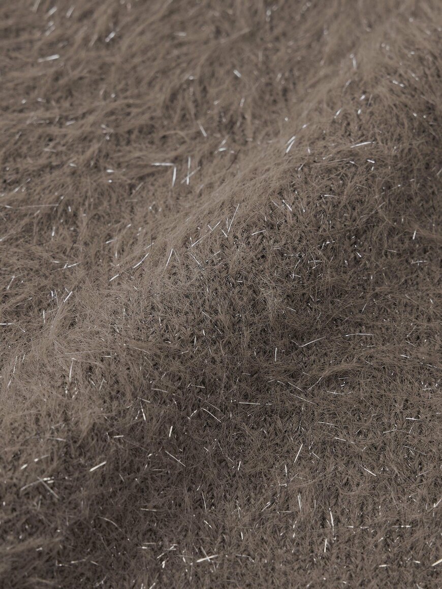 GU公式　シャイニークルーネックカーディガンZ