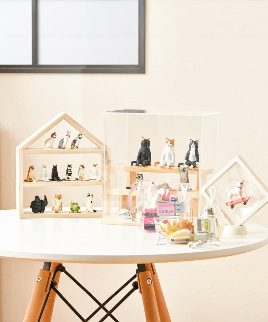 3COINS、カラビナ付きポーチ:スリム/カプセルトイコレクション画像