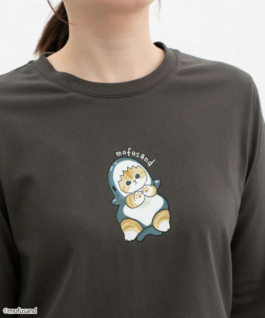 ハニーズ公式　mofusand／長袖Ｔシャツ