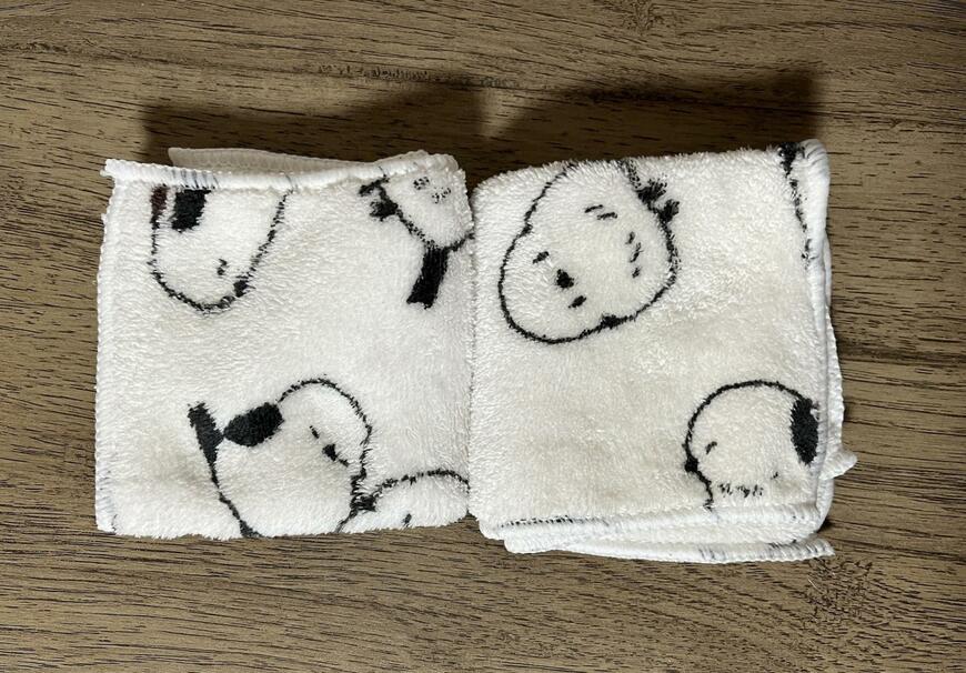 キャンドゥ、MFハンカチタオル2Pシマエナガ柄画像