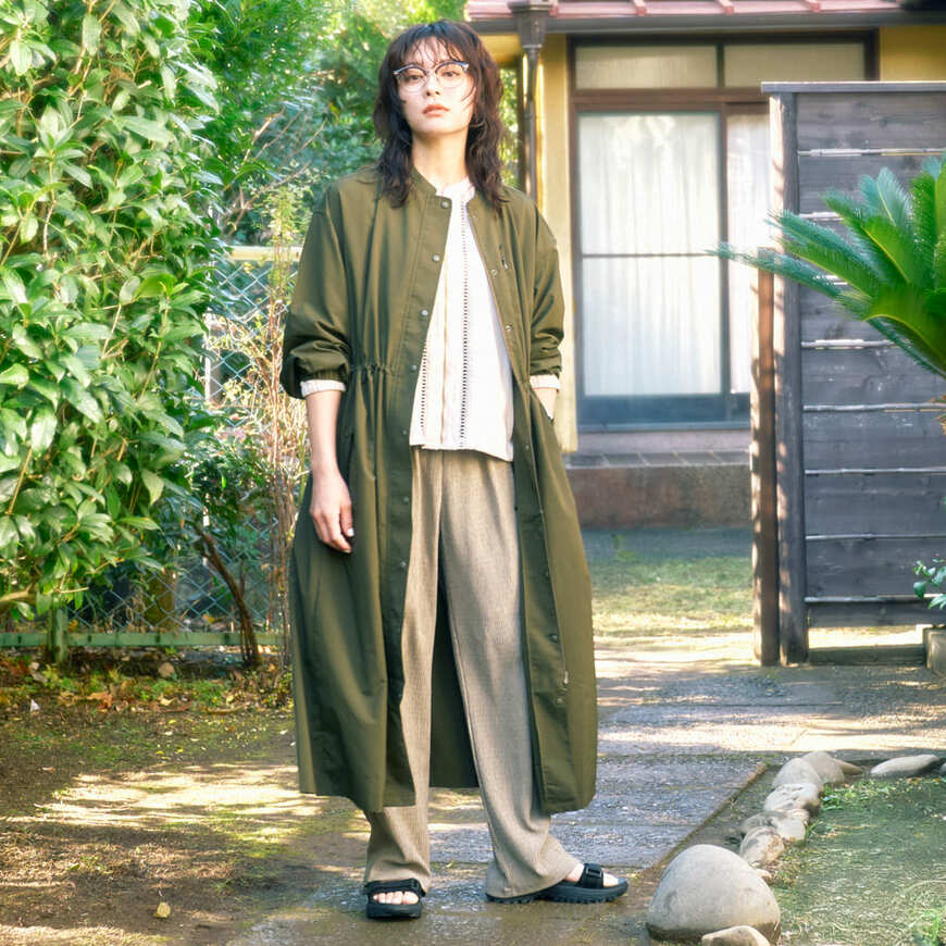 ワークマン公式　レディース高撥水シェルワンピースコート