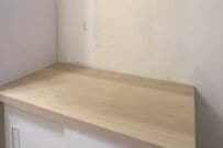 【帰りたくなる玄関】見るたびに萎えていた玄関の壁→たて格子リメイクでオシャレに大変身