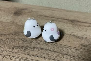 即買い推奨！セリア新作の「シマエナガキーホルダー」が可愛い