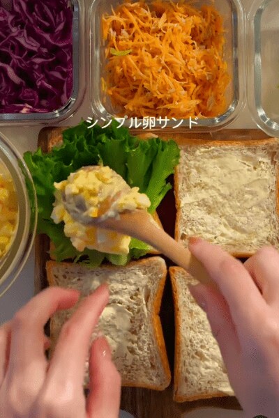 みんな大好きな卵サンド