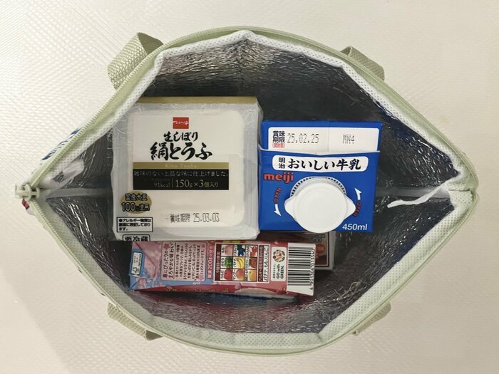 しっかり入る!冷蔵・冷凍食品のエコバッグにもおすすめ