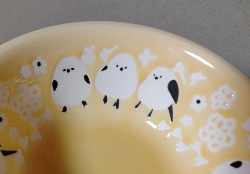 筆者撮影（セリア、ボウル シマエナガ）