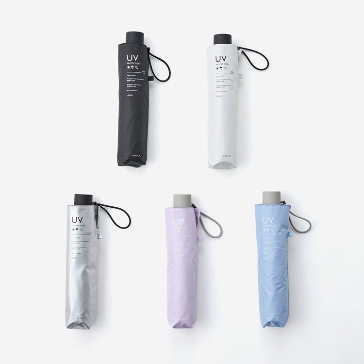 出所：KEYUCA公式　折畳傘 遮光耐風 55cm 無地