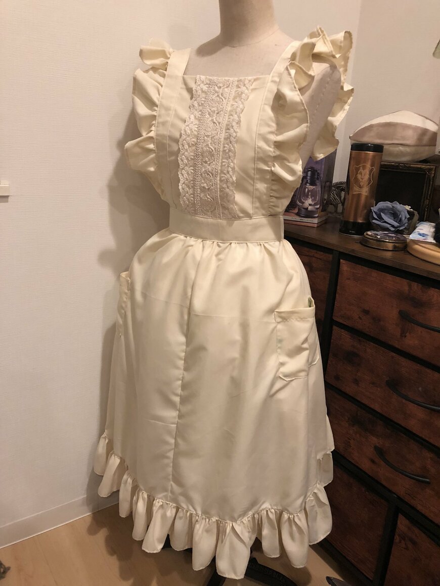 300円のカットクロスで作ったエプロン