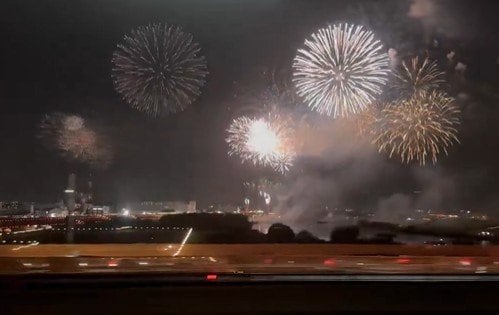 贅沢な眺め