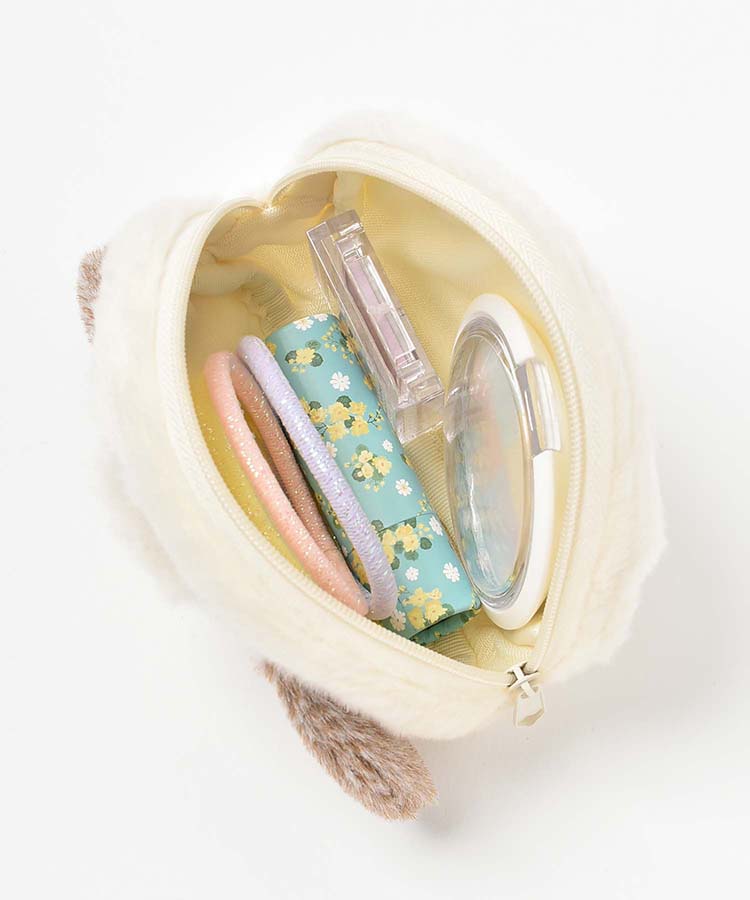 ブルーブルーエ公式 サンリオキャラクターズフェイスポーチ(ハローキティ・ポチャッコ・タイニーチャム)の画像