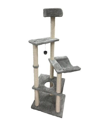 ホームセンター通販コメリドットコム Pet ami 組み立て簡単 キャットコンド 4段
