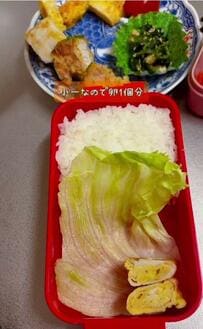【男児小学生弁当】卵焼きは「小一なので卵1個分」夏休みの学童へ母が用意した青のりからあげ弁当が美味しそう