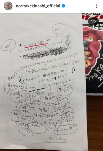 木梨憲武のInstagram投稿