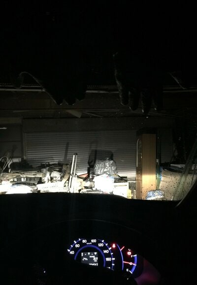 運転席からの視界