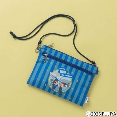 ＜ANAオリジナル＞PEKO for ANA　ポーチ（ショルダー付き）（LA)