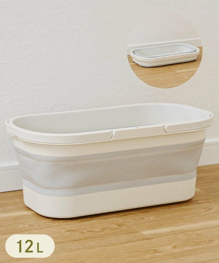 容量は約12.1L。つけ置きや掃除でしっかり水を入れて使えます