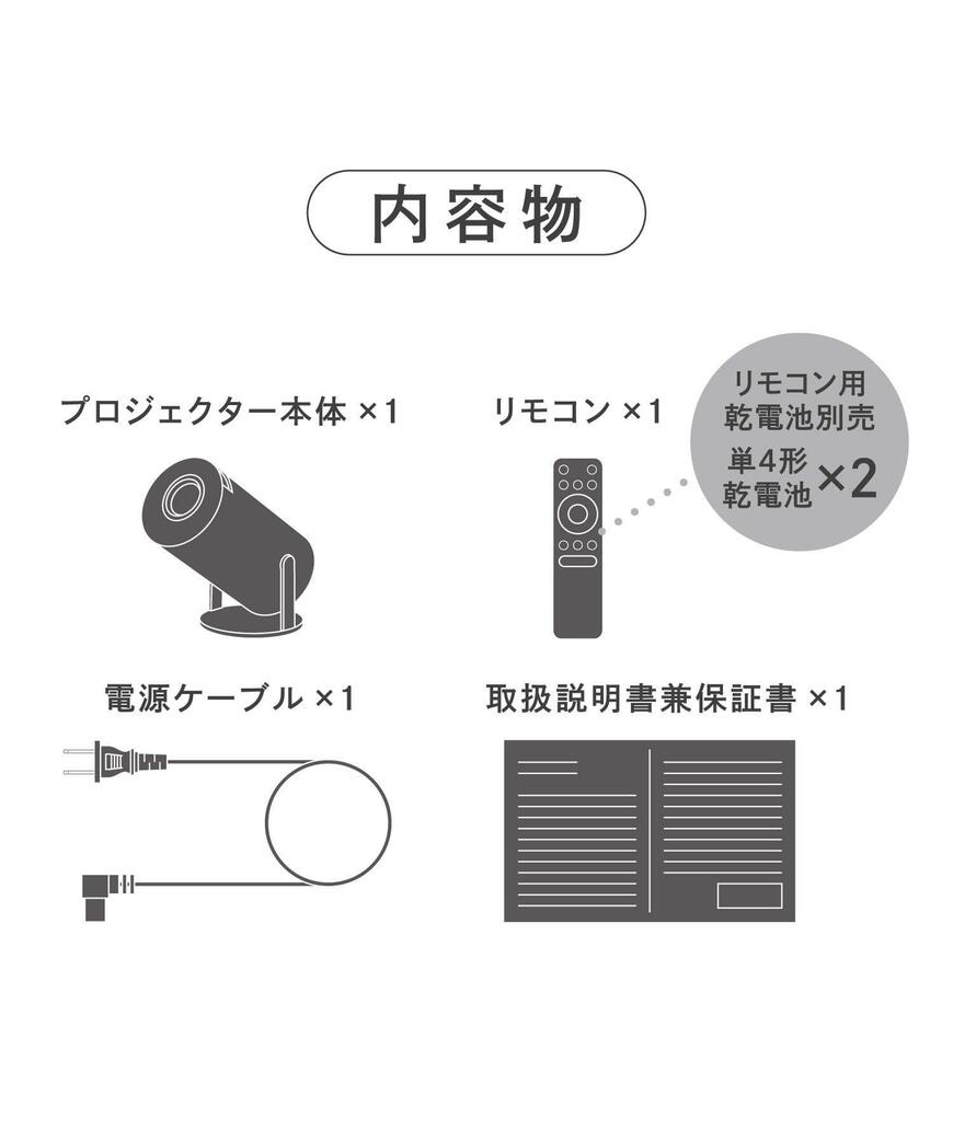 出所：パルグループ公式ファッション通販サイト 3COINS プロジェクター