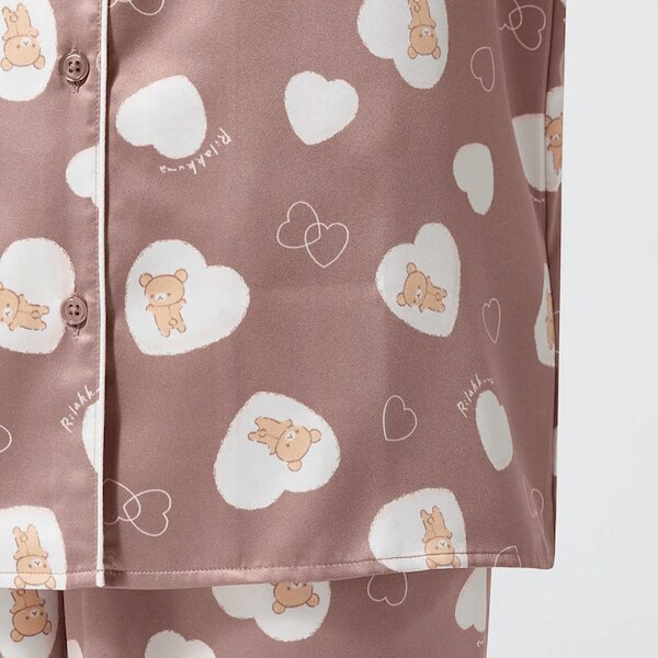 出所：GU公式オンラインストア パジャマ(長袖&ロングパンツ) Rilakkuma 1