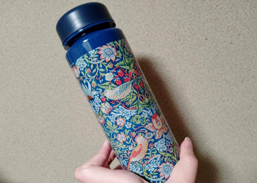 筆者撮影（セリア、ウォーターボトル 500ml　WM）