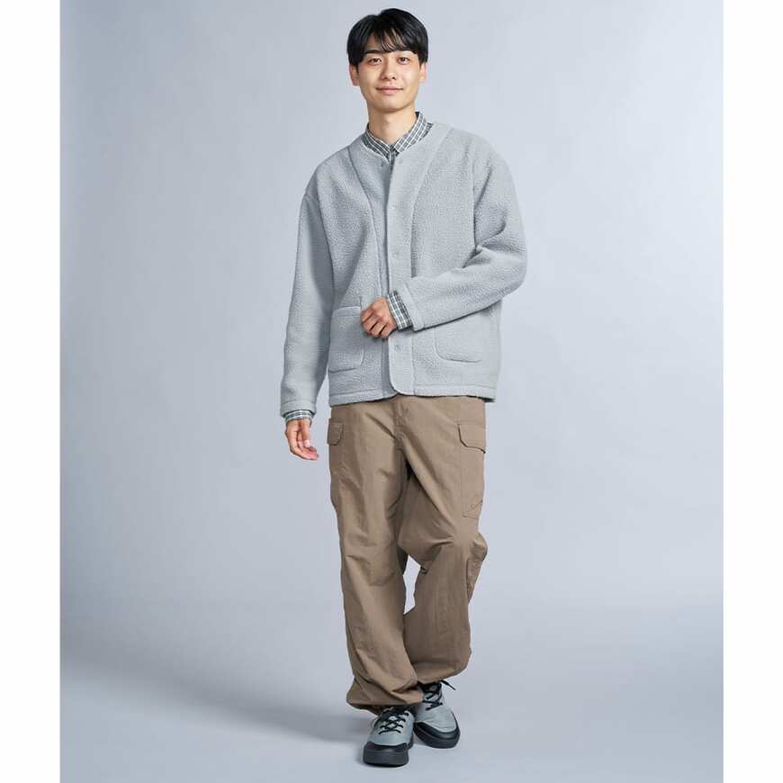 出所：ワークマン公式　ボアフリースカーディガン