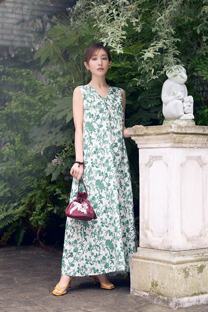 出所：株式会社K.M design studio「【MINAMI TANAKA x KEITAMARUYAMA】田中みな実さんとコラボレーションした浴衣を発売！- 同柄のワンピースやブラウスも取り揃え、6月21日(土)より順次発売 -」