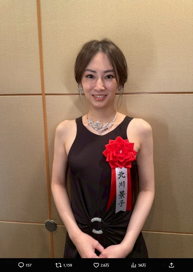 出所：北川景子のX（＠KKeiko_official）　参照日：2025年12月16日