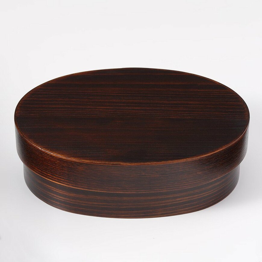 木製　漆塗り弁当箱