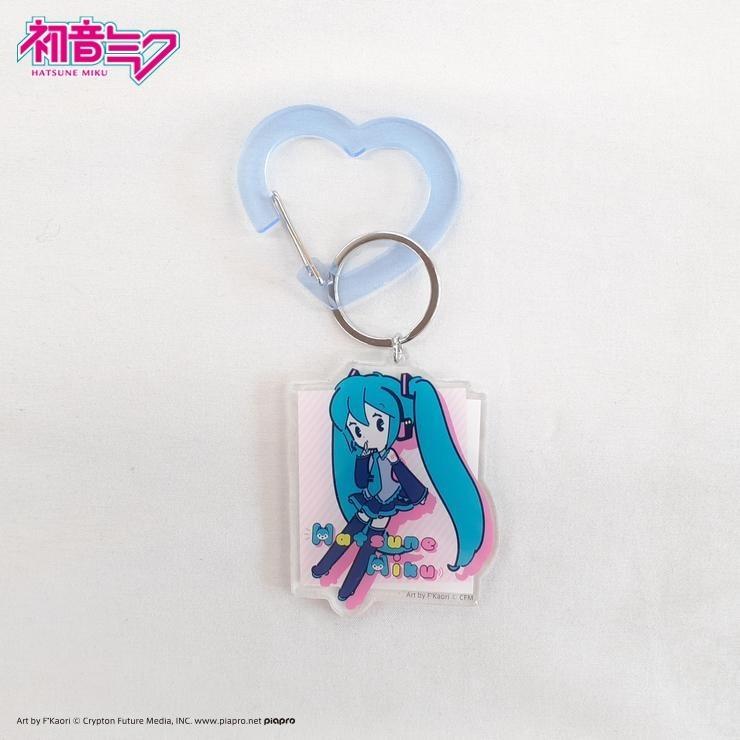 しまむら、カラビナ付キーリング(初音ミク)・サックス 206商品画像