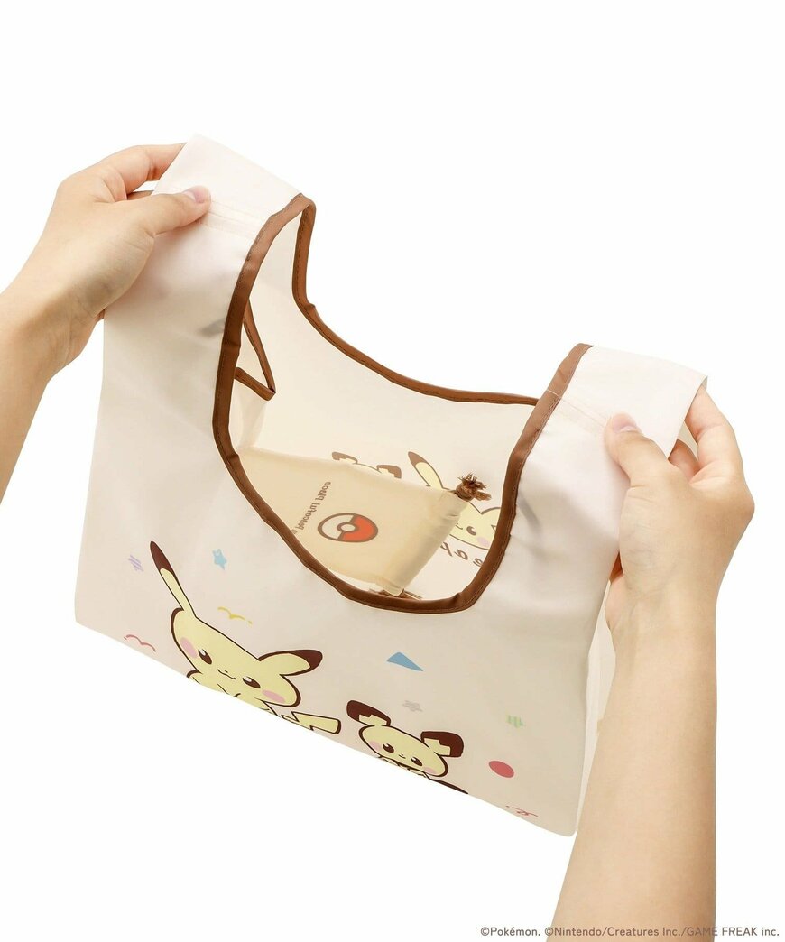 出所：3COINS公式　ミニエコバッグ／ポケピース