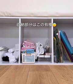 【収納DIY】使いづらくてデッドスペースのある〈カラーボックス収納〉→2ステップで使いやすさ抜群の〈引き出し収納〉に！「めっちゃ素敵ですね」の声