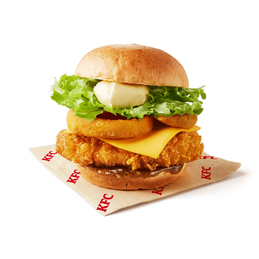 出所：日本ケンタッキー・フライド・チキン株式会社「【【KFCのレトロアメリカングルメが新登場！】アメリカンな具材を使用した3種の本格バーガーが楽しめる「ザ・アメリカンバーガーズ」5月29日(水)から数量限定発売 」