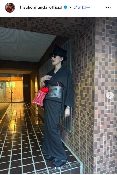 出所：萬田久子のInstagram（＠hisako.manda_official）参照日：2026年5月13日