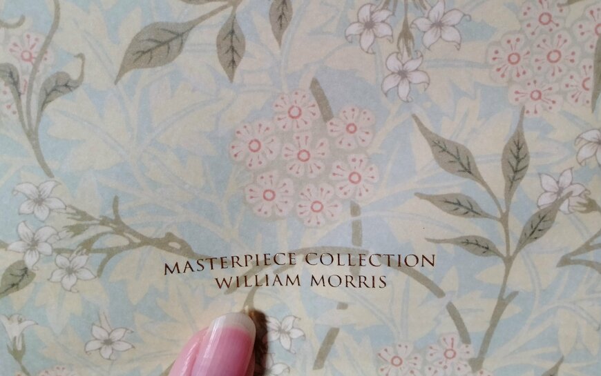 筆者撮影（セリア、ジップバッグ 5P ウィリアム・モリス）