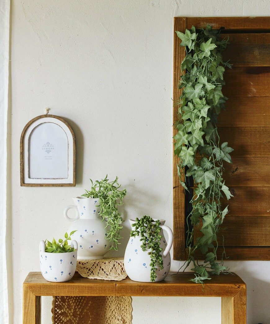 出所：salut!（サリュ）公式 | PAL CLOSET（パルクローゼット）小花柄バスケットポットカバー3号