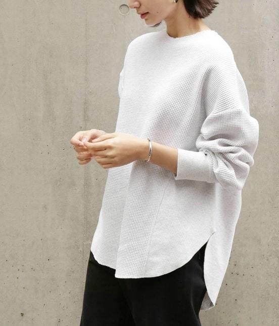 ADAM ET ROPE' FEMME - サーマルプルオーバー ¥15,120（税込）