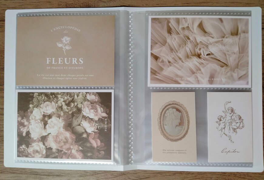 筆者撮影（セリア、L判フォトアルバム2段80P ウィリアム・モリスデザイン）