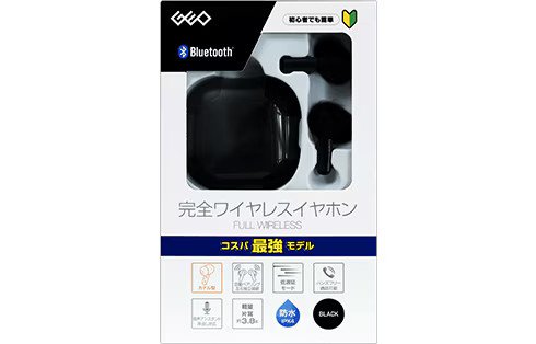 出所：ゲオ公式　完全ワイヤレスイヤホン カナル型 QT43