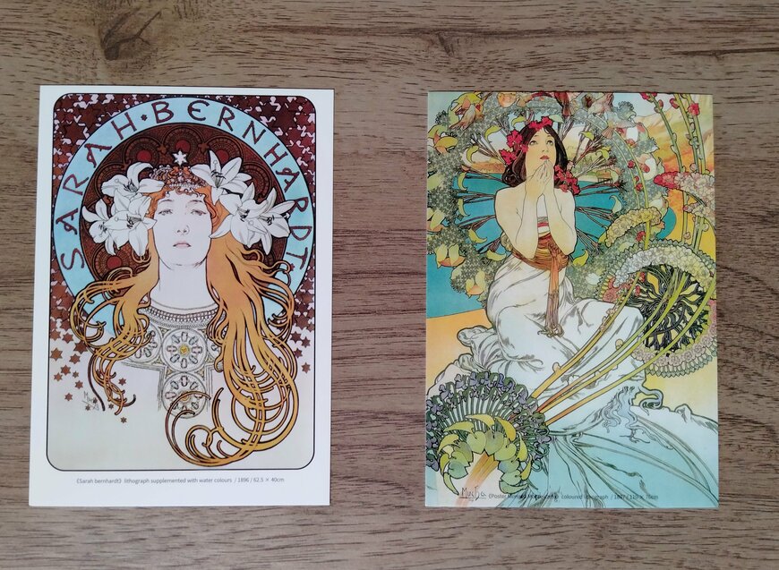 筆者撮影（SHEIN、30枚 人物グラフィック ポストカード）