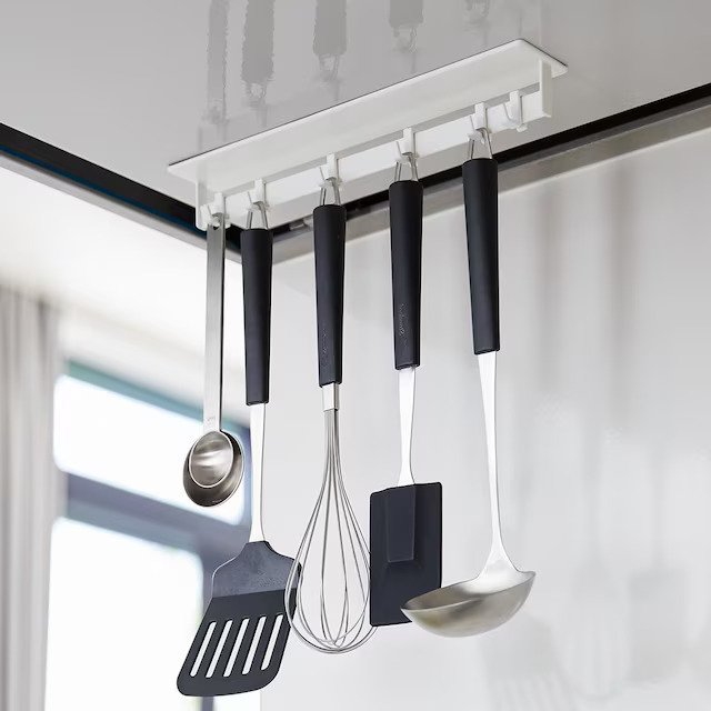 マグネットレンジフードキッチンツールフック（9490 ホワイト）