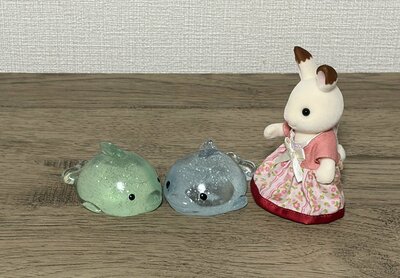 セリア、ぷにぷにアクアリウムイルカさん商品画像